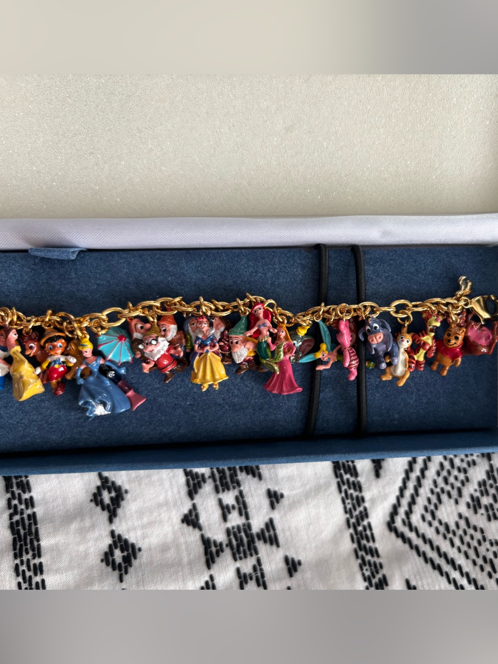 The Ultimate Disney Character Charm Bracelet Bradford Exchange Mickey Minnie - Picture 5 of 17